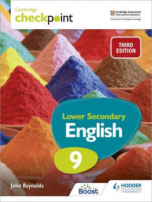 cover image of Cambridge Checkpoint Lower Secondary English Student's Book 9